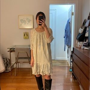 Anthropologie Sequin Embellished Dress